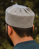 R026 - Light Grey Checked Rounded